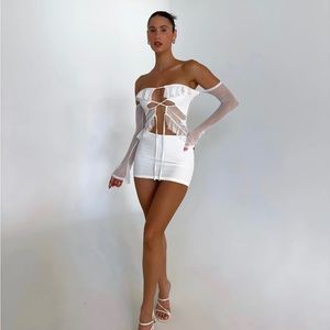 Two piece skirt set